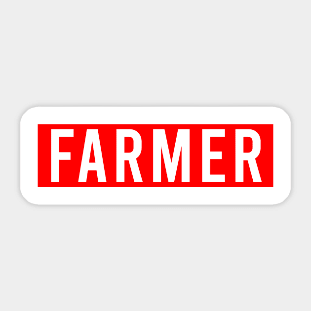 Farmer Sticker by Saytee1